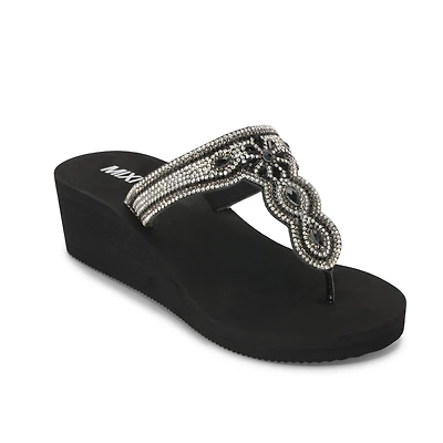 Mixit Womens Medallion Wedge Sandals