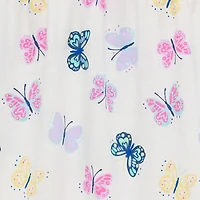 Thereabouts Little Girls Short Sleeve Flutter A-Line Dress