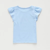 Thereabouts Little Girls Crew Neck Short Sleeve Regular Fit Graphic T-Shirt