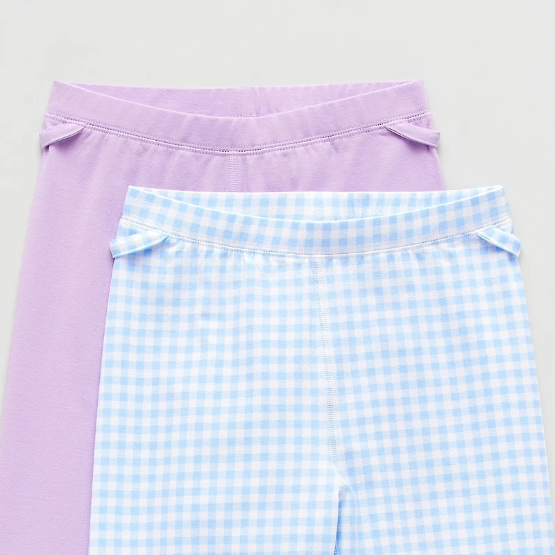 Thereabouts Little & Big Kid Girls Easy-on + Easy-off Seated Wear 24" 2-pc. Full Length Leggings
