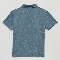 Xersion Little & Big Kid Boys Short Sleeve Regular Fit Stretch Fabric Moisture Wicking Polo Shirt