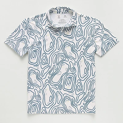 Xersion Little & Big Kid Boys Short Sleeve Regular Fit Stretch Fabric Moisture Wicking Polo Shirt