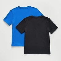 Xersion Little & Big Kid Boys Crew Neck Short Sleeve Regular Fit Graphic T-Shirt 2pc.