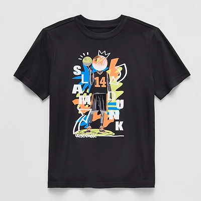 Xersion Little & Big Kid Boys Crew Neck Short Sleeve Regular Fit Graphic T-Shirt