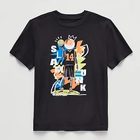 Xersion Little & Big Kid Boys Crew Neck Short Sleeve Regular Fit Graphic T-Shirt