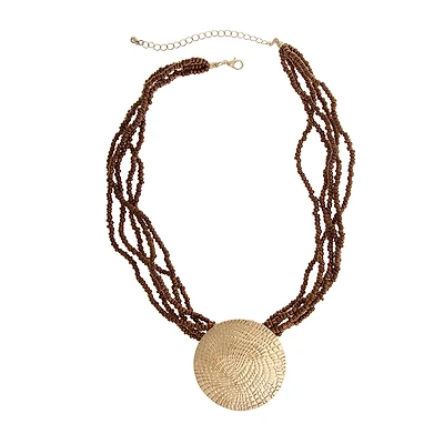 Mixit Gold Tone Womens 18 Inch Pendant Necklace