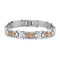 Men's Cross Bracelet Stainless Steel