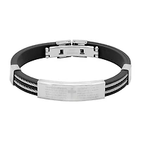 Steeltime Mens Stainless Steel 8 Inch Solid Hypoallergenic Id Bracelet