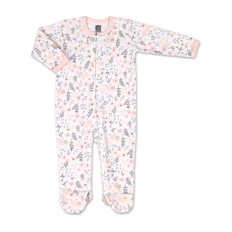 The Peanutshell Baby Girls 3-pc. Floral Sleep and Play