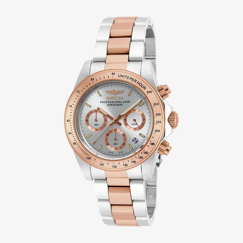 Invicta Speedway Mens Chronograph Two Tone Stainless Steel Bracelet Watch 17030
