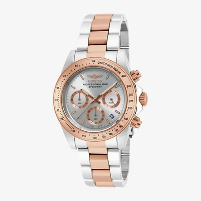 Invicta Speedway Mens Chronograph Two Tone Stainless Steel Bracelet Watch 17030