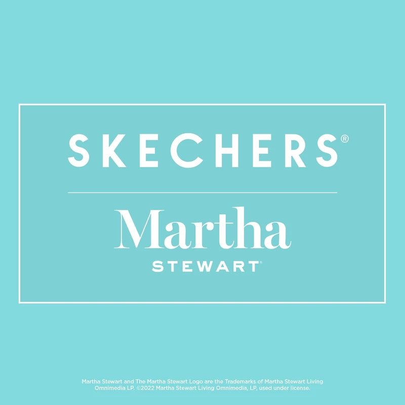 Skechers Arch Fit Arcade Martha Stewart Womens Round Closed Toe Slip-On Shoe