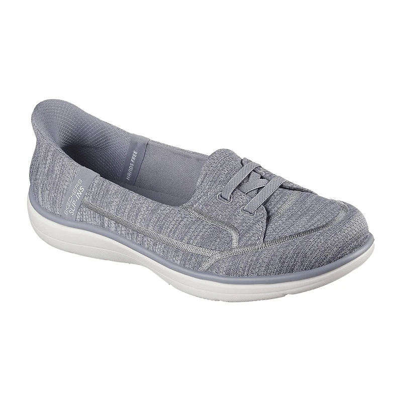 Skechers Hands Free Slip-Ins On The Go Flex Radiant Dreaming Womens Moc Closed Toe Slip-On Shoe Wide Width