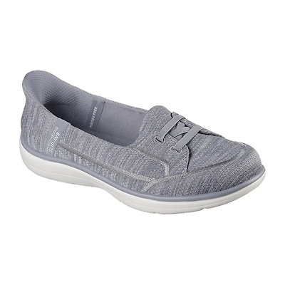 Skechers Hands Free Slip-Ins On The Go Flex Radiant Dreaming Womens Moc Closed Toe Slip-On Shoe Wide Width