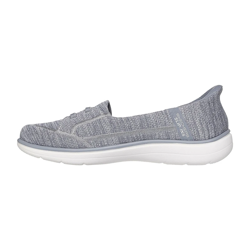 Skechers Hands Free Slip-Ins On The Go Flex Radiant Dreaming Womens Moc Closed Toe Slip-On Shoe Wide Width