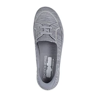Skechers Hands Free Slip-Ins On The Go Flex Radiant Dreaming Womens Moc Closed Toe Slip-On Shoe Wide Width