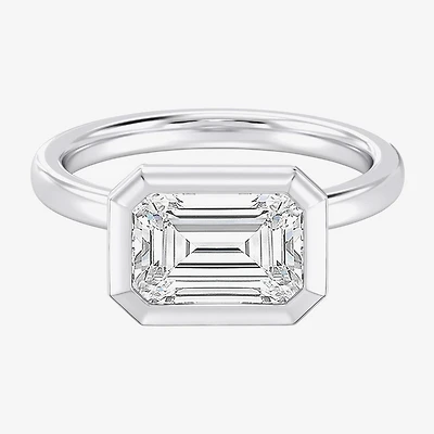 (F / Si1) Womens 3 CT. Lab Grown White Diamond 10K Gold Solitaire Engagement Ring