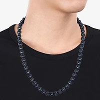 Mens Sterling Silver 20 Inch Strand Necklace