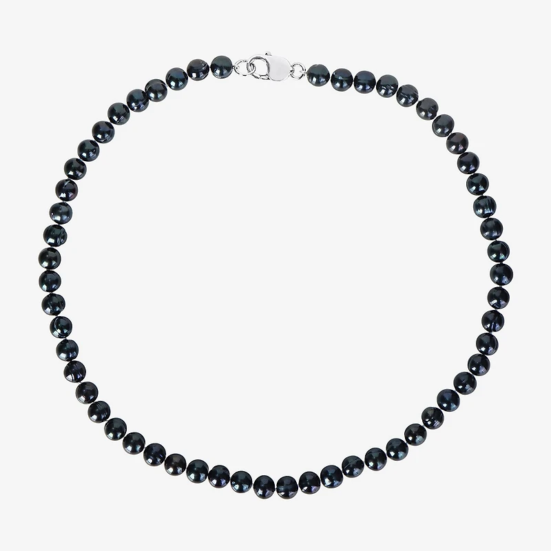 Mens Sterling Silver 20 Inch Strand Necklace