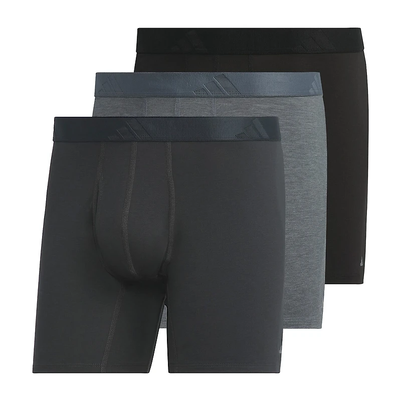 adidas Luxe Comfort Mens 3 Pack Boxer Briefs 5159307