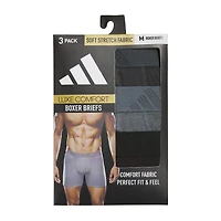adidas Luxe Comfort Mens 3 Pack Boxer Briefs 5159307