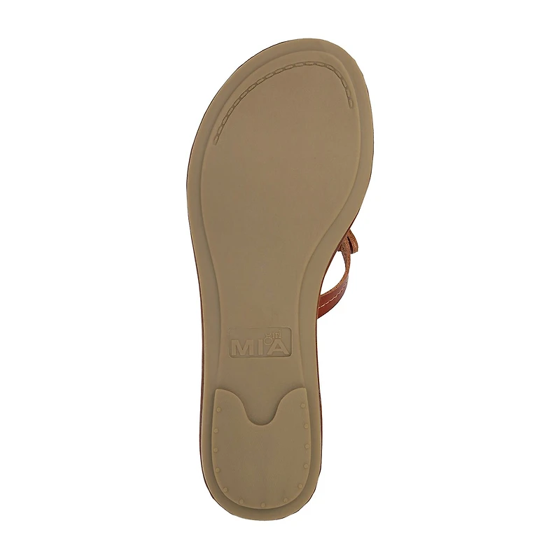 Mia Girl Womens Neutrals Flip-Flops