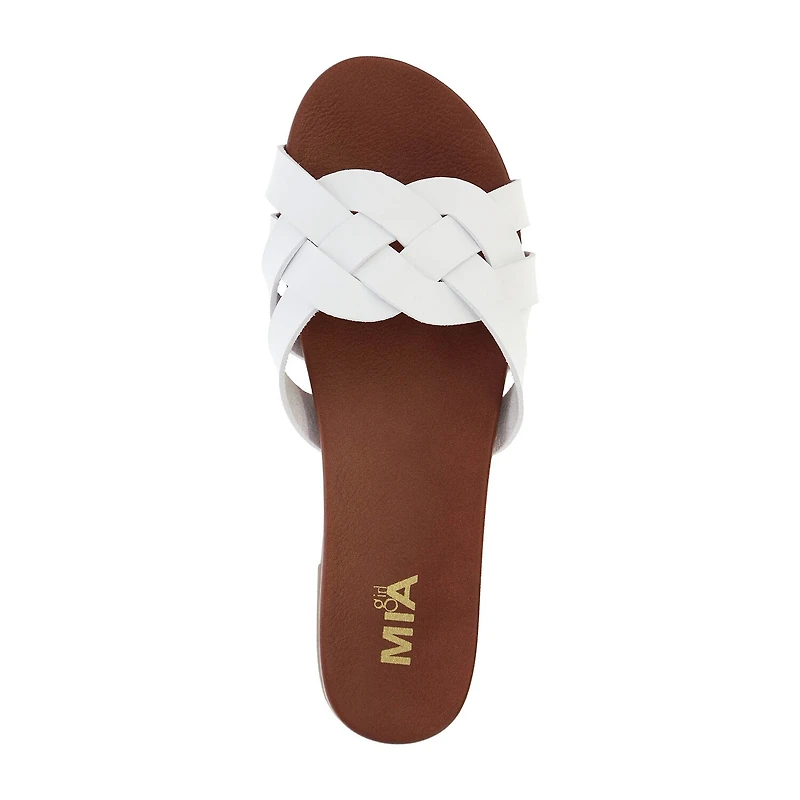Mia Girl Womens Neutrals Slide Sandals