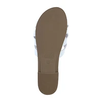 Mia Girl Womens Neutrals Slide Sandals
