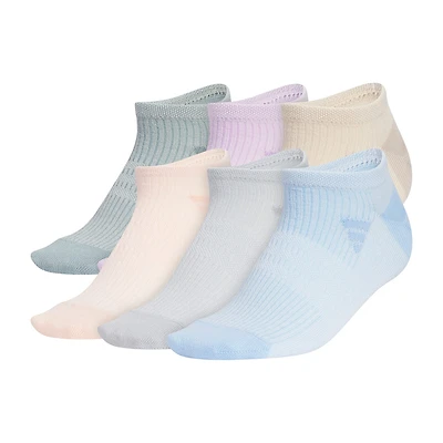 adidas Womens 6 Pair No Show Socks