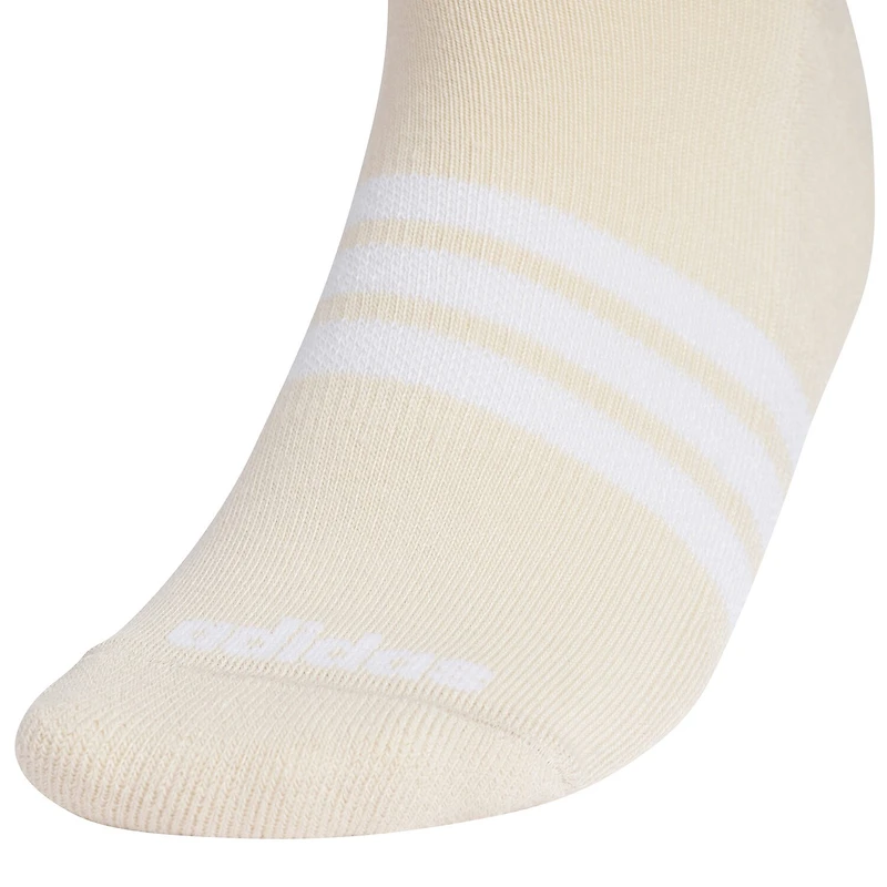 adidas Womens 3 Pair No Show Socks