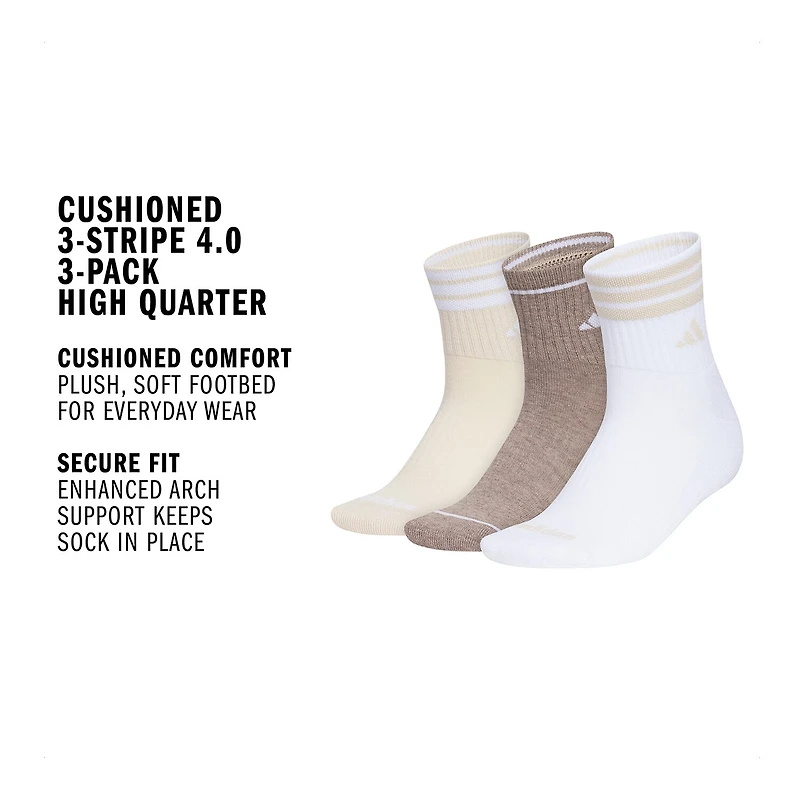 adidas Womens Pair Quarter Ankle Socks