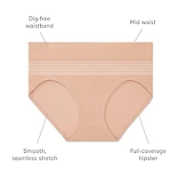 Warners® No Pinching, No Problems® Dig-Free Comfort Waist Smooth and Seamless Hipster RU0501P
