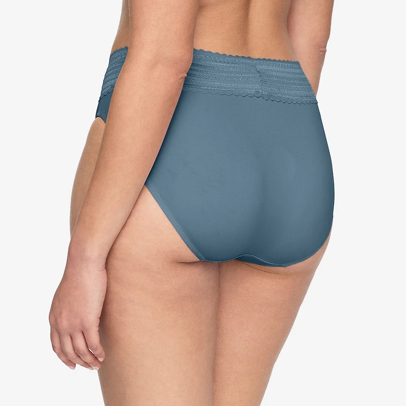 Warners® No Pinching No Problems® DigFree Comfort Waist with Lace Microfiber Hi-Cut 5109J