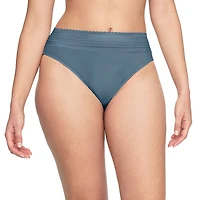 Warners® No Pinching No Problems® DigFree Comfort Waist with Lace Microfiber Hi-Cut 5109J