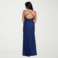 Morgan & Co. Womens Juniors Sweetheart Neck Sleeveless Bodycon Dress