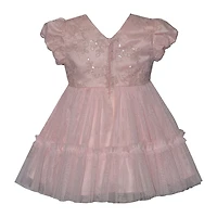Bonnie Jean Baby Girls Short Sleeve A-Line Dress
