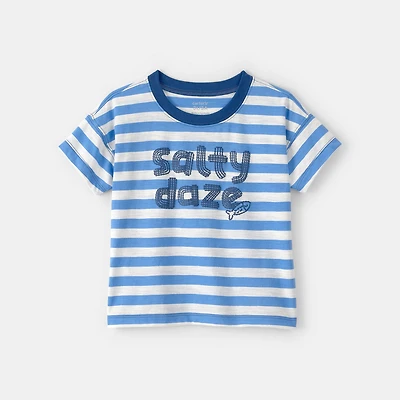 Carter's Toddler Boys Round Neck Short Sleeve T-Shirt