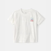 Carter's Toddler Boys Round Neck Short Sleeve Regular Fit Graphic T-Shirt
