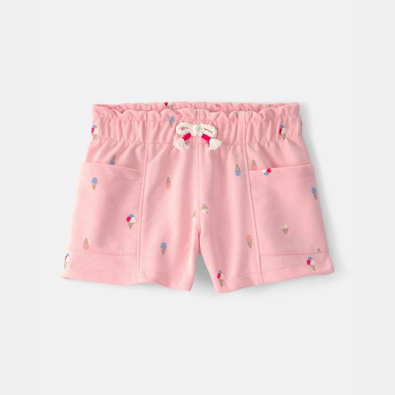 Carter's Toddler Girls Knit Pull-On Short