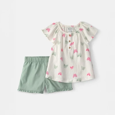 Carter's Butterfly Toddler Girls 2-pc. Short Set