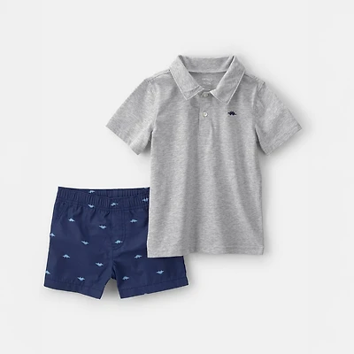 Carter's Dinosaur Toddler Boys 2-pc. Short Set