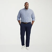 IZOD Performance Comfort Mens Long Sleeve Classic Fit Big and Tall Button-Down Shirt