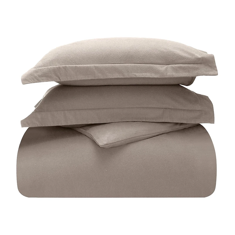 SUPERIOR® Rome Cotton Geometric Warm Reversible Duvet Cover