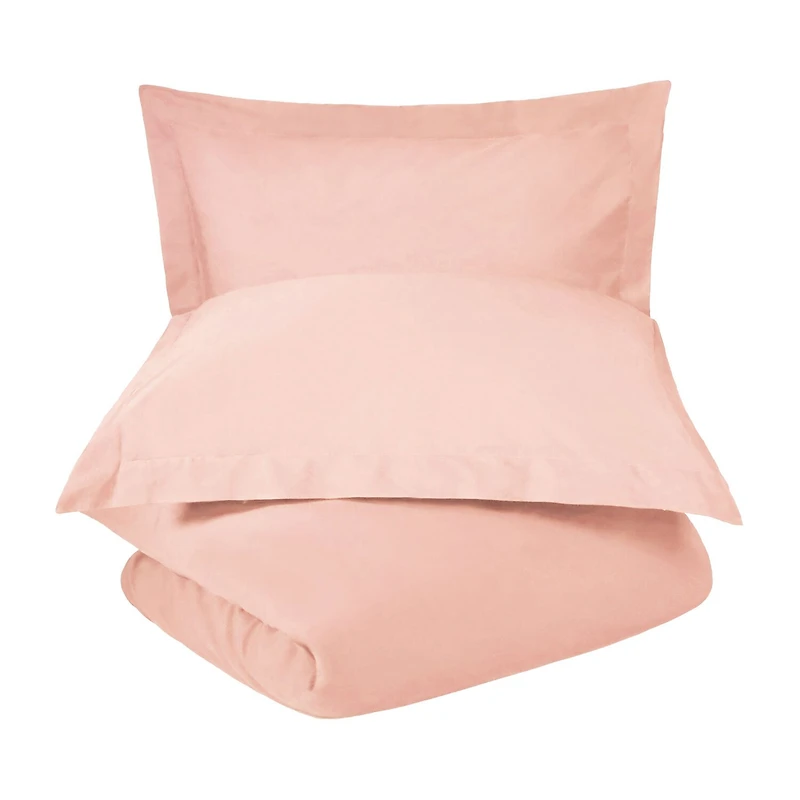 SUPERIOR® Percale Cotton Crisp Cool Breathable Reversible Duvet Cover