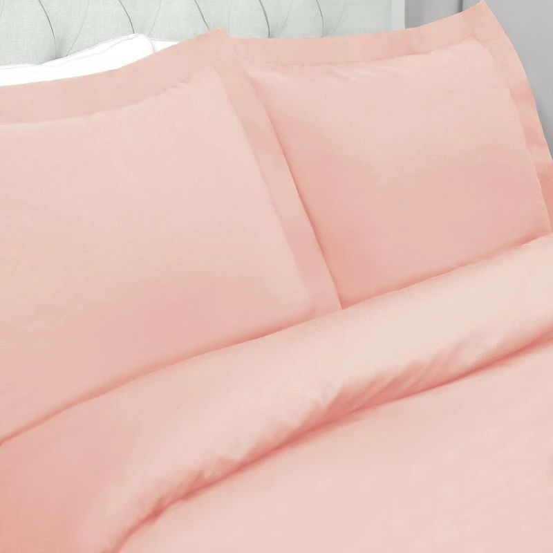 SUPERIOR® Percale Cotton Crisp Cool Breathable Reversible Duvet Cover