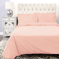 SUPERIOR® Percale Cotton Crisp Cool Breathable Reversible Duvet Cover