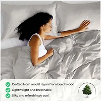 SUPERIOR® Beechwood Modal 400tc Premium Cooling Reversible Duvet Cover