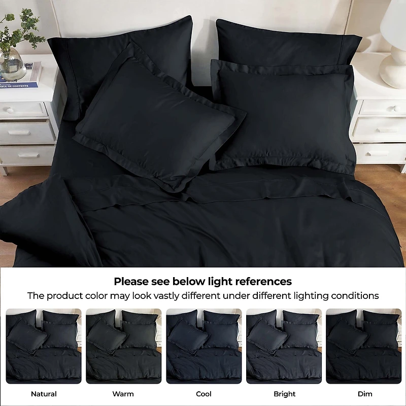 SUPERIOR® Rayon From Bamboo 300tc Cooling Silky Reversible Duvet Cover