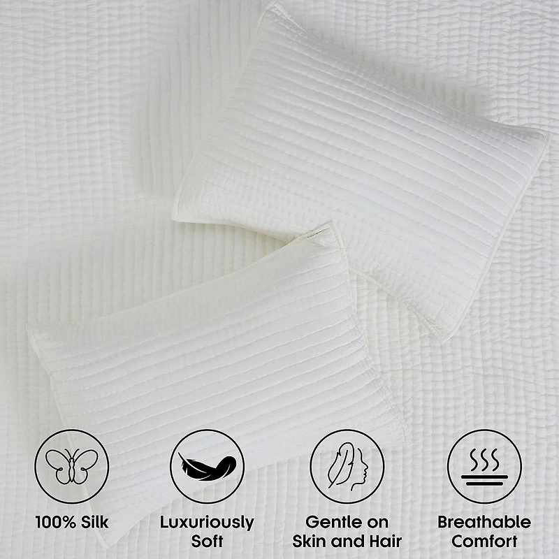 SUPERIOR® Bella Silk Handmade Luxury Quilt