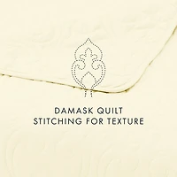 Casual Comfort Damask Stitch Quilt Set